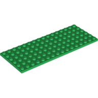 Lego destička 6x16, zelená (4118814, 6032912)